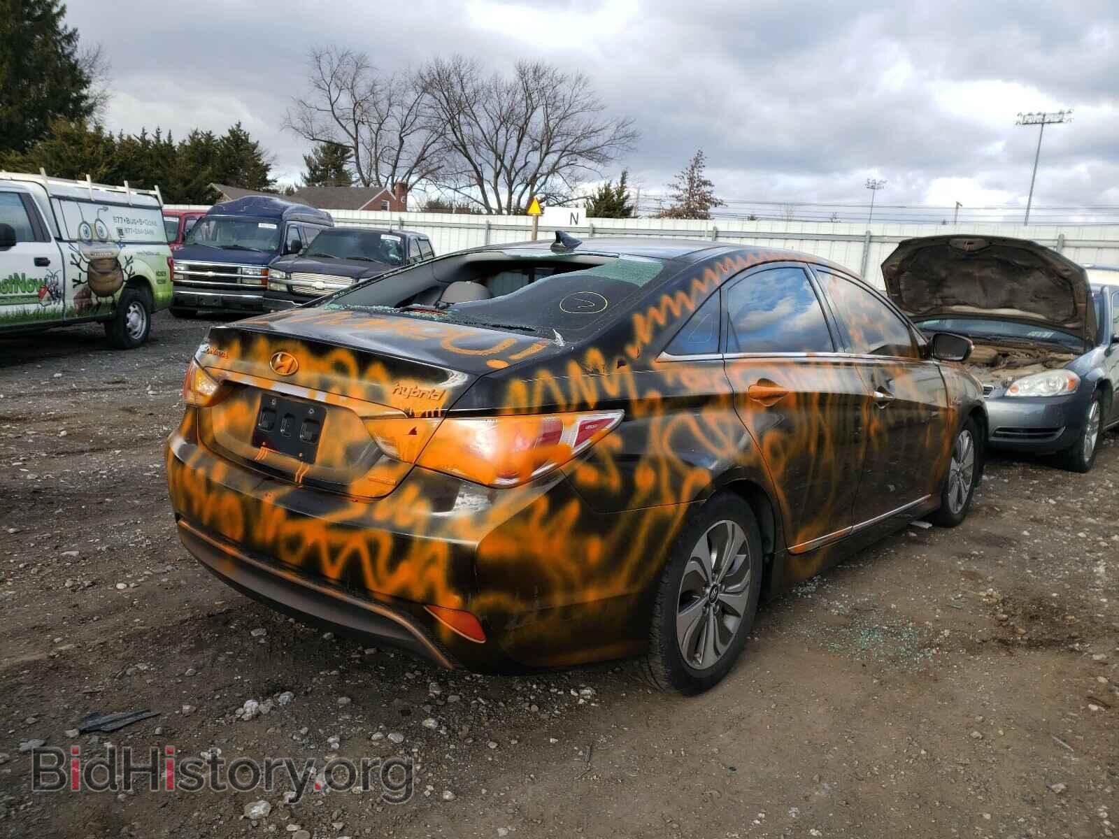 2014 HYUNDAI SONATA - VIN: KMHEC4A41EA109263 - Фото 4