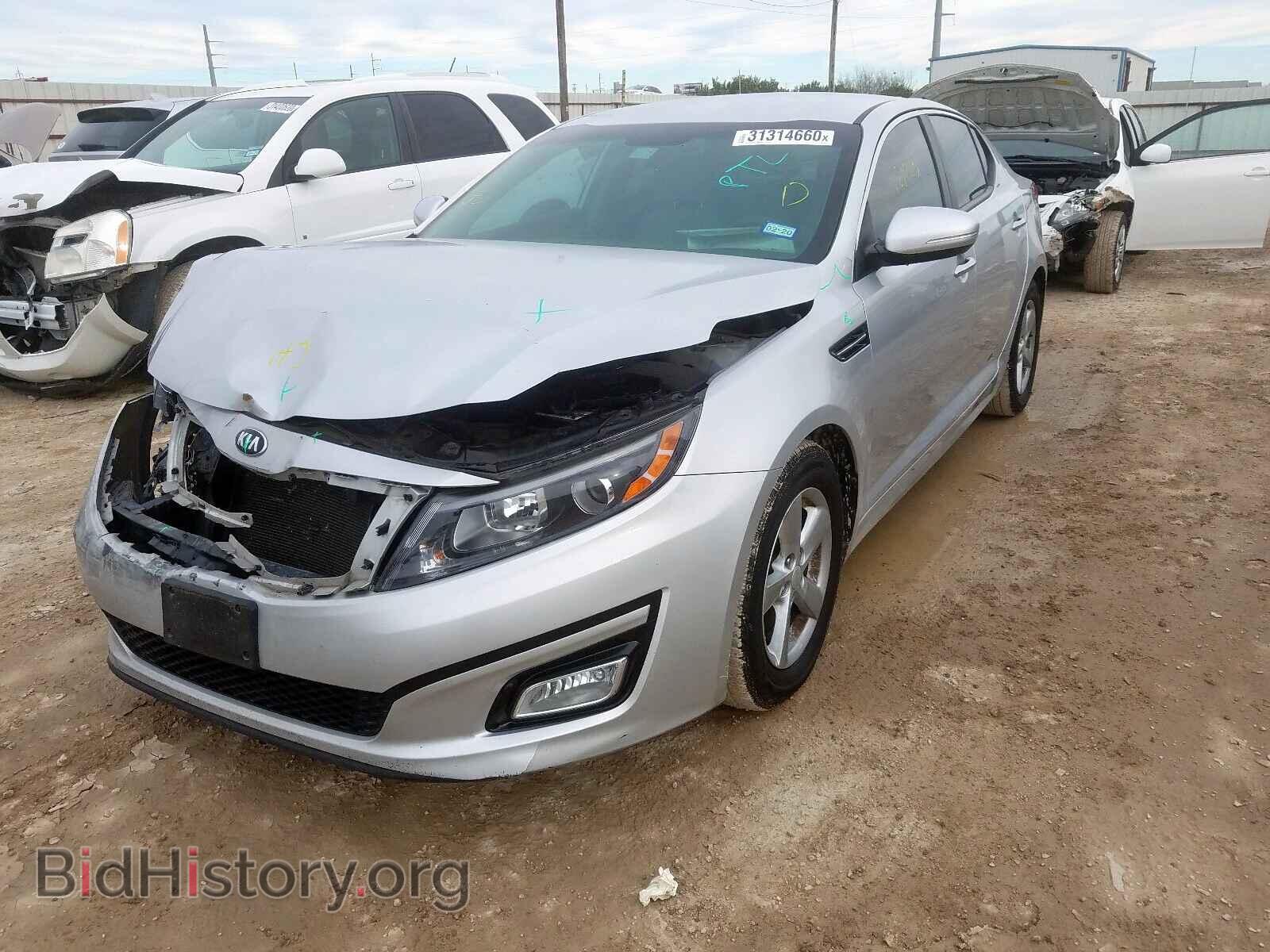 2014 KIA OPTIMA - VIN: 5XXGM4A72EG268673 - Фото 2