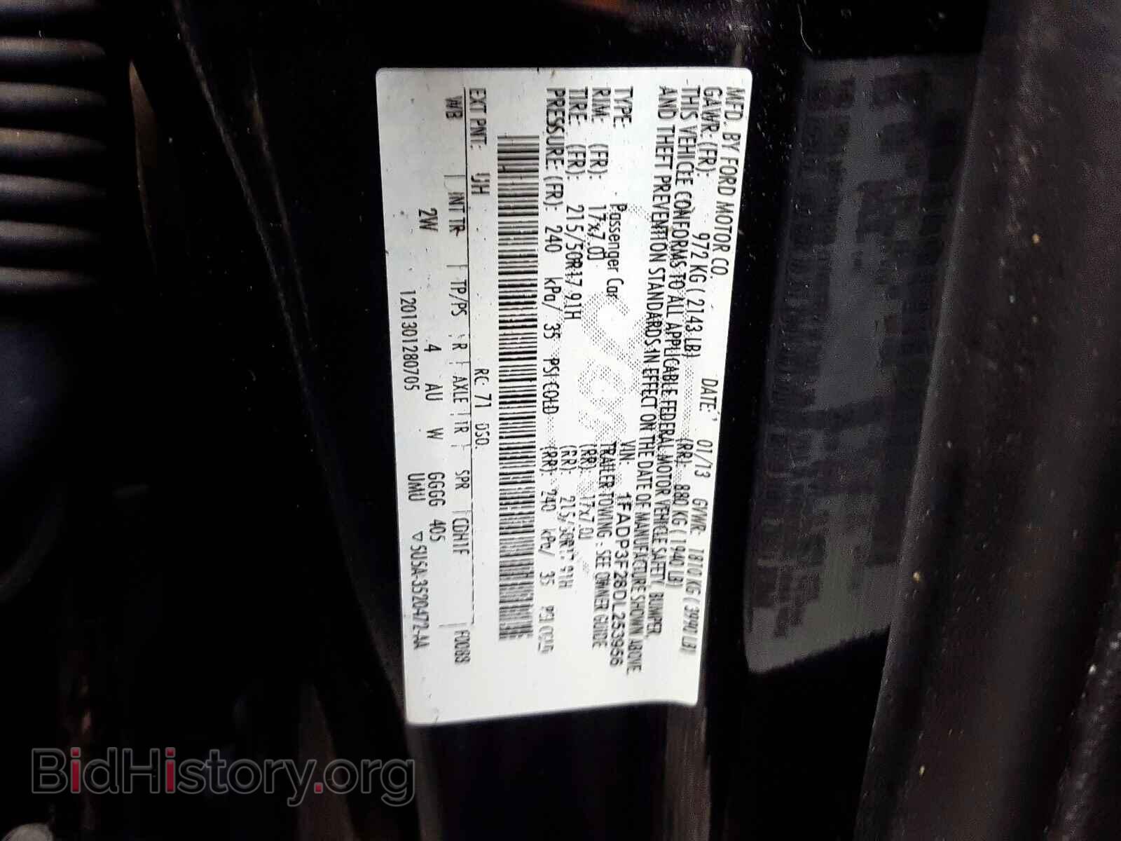 2013 FORD FOCUS - VIN: 1FADP3F28DL253956 - Photo 10