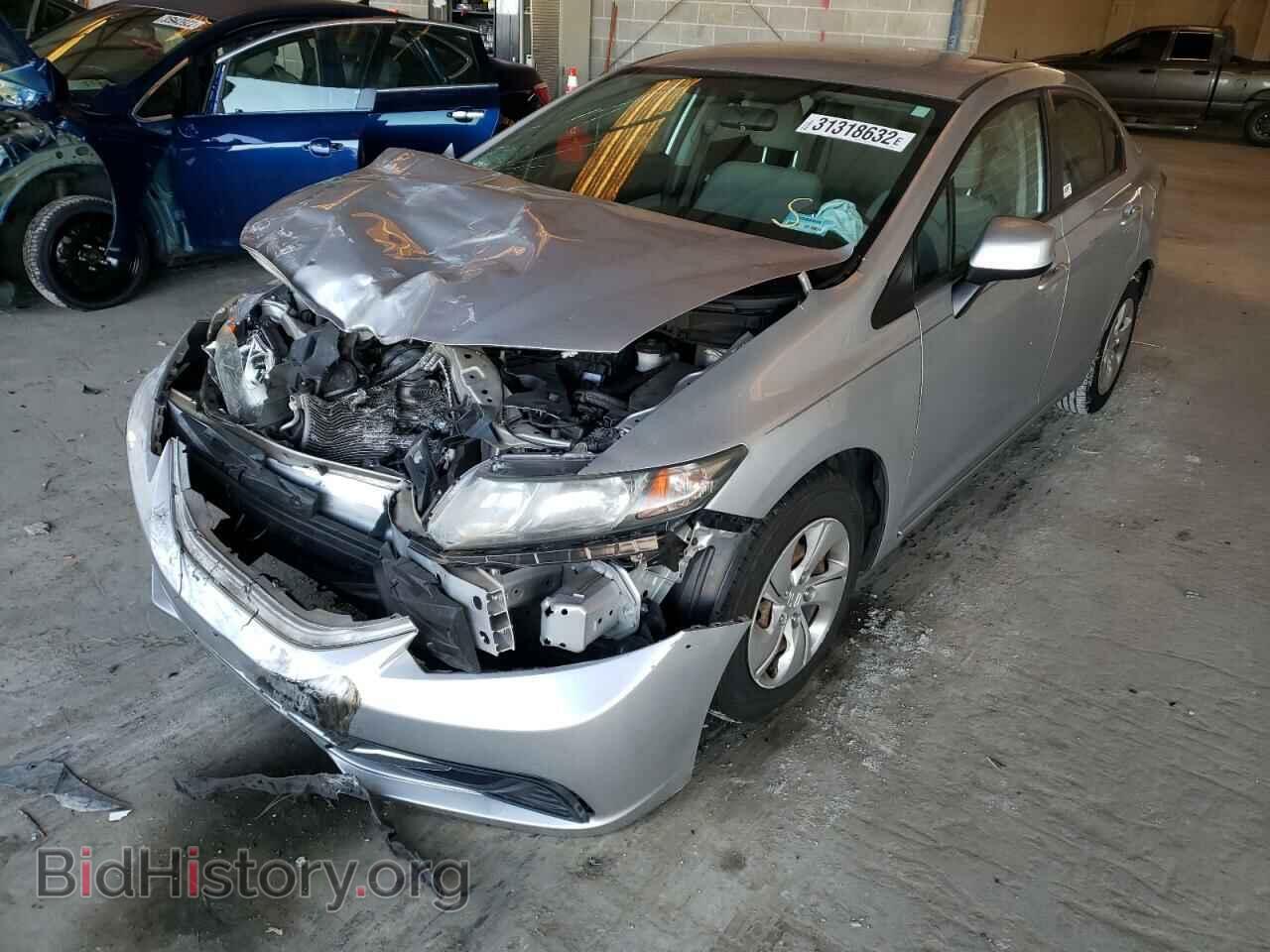 2013 HONDA CIVIC - VIN: 19XFB2F50DE024654 - Фото 2