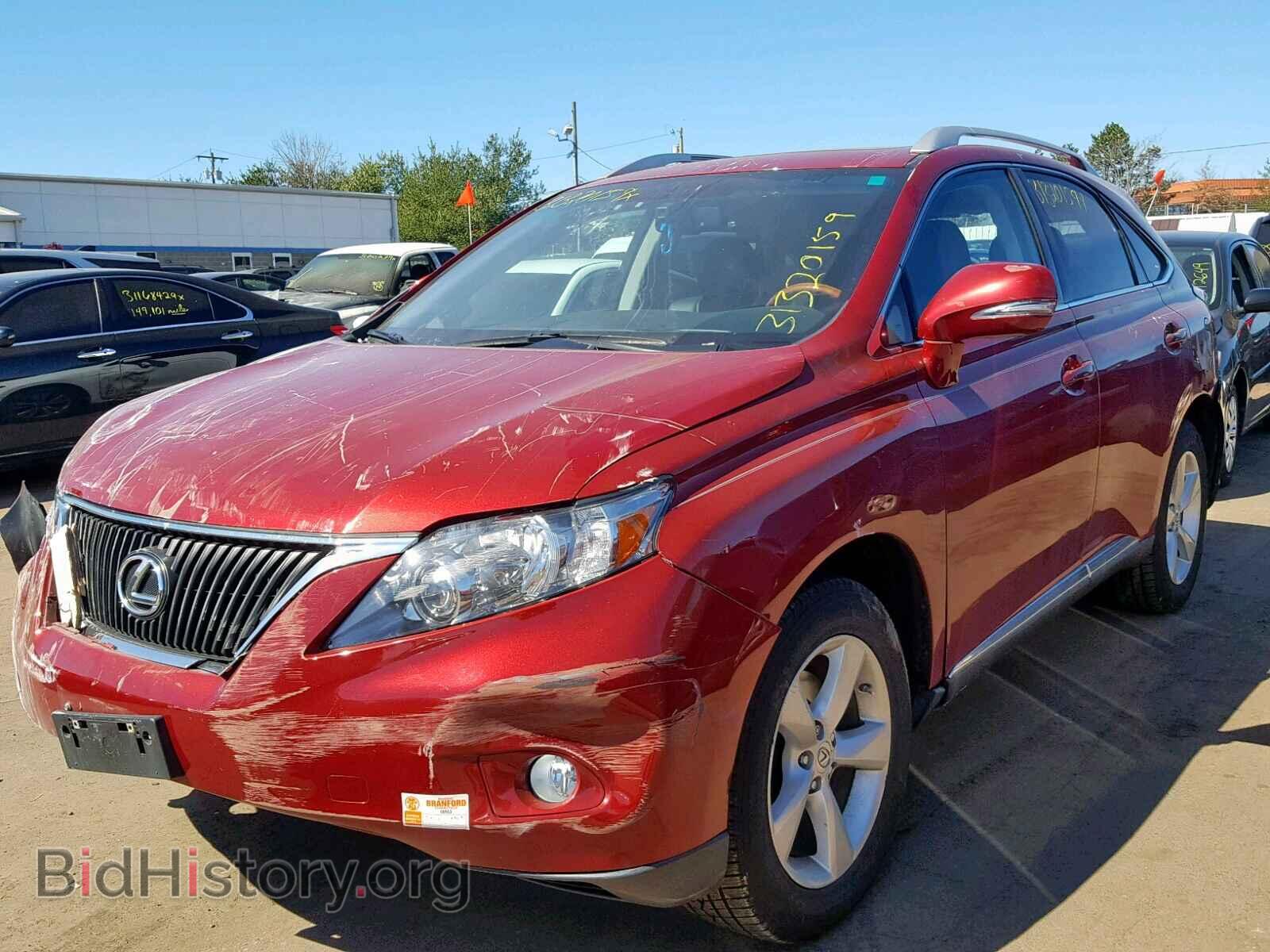 2011 LEXUS RX 350 - VIN: 2T2BK1BA5BC096551 - Фото 2