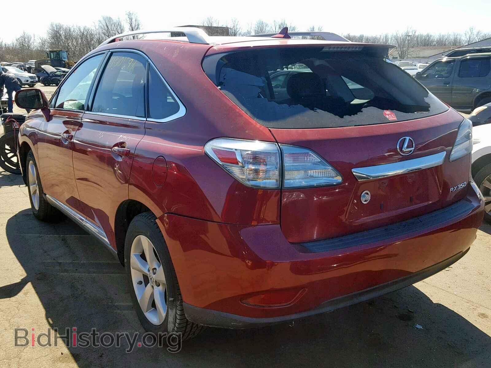 2011 LEXUS RX 350 - VIN: 2T2BK1BA5BC096551 - Фото 3