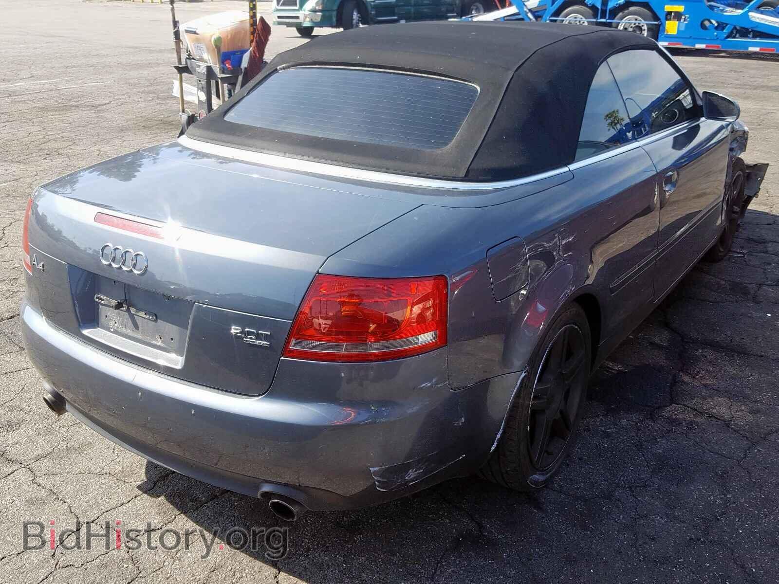 2007 AUDI A4 - VIN: WAUDF48H77K035888 - Фото 4