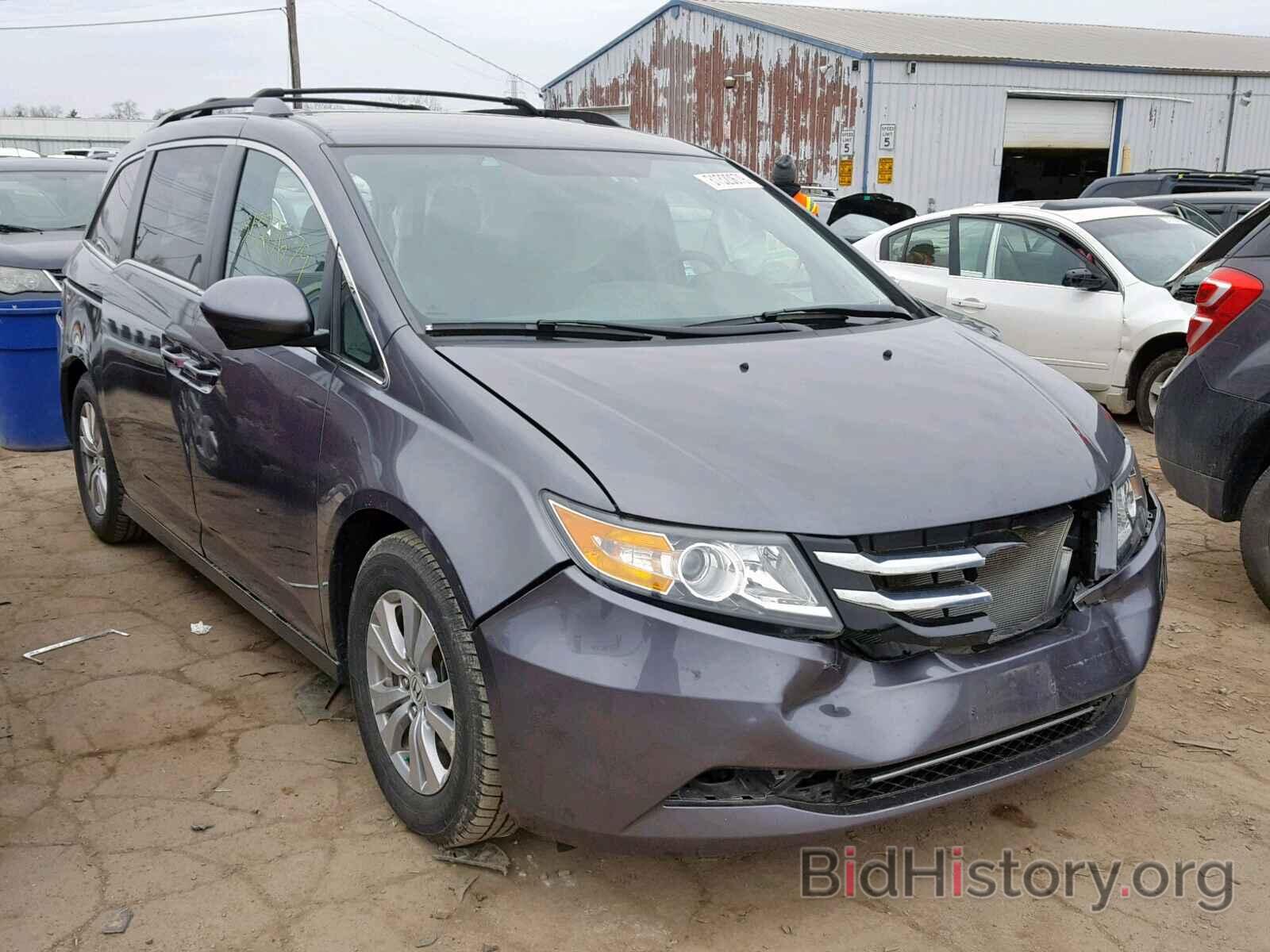 Фотография 5FNRL5H31GB034955 - HONDA ODYSSEY SE 2016