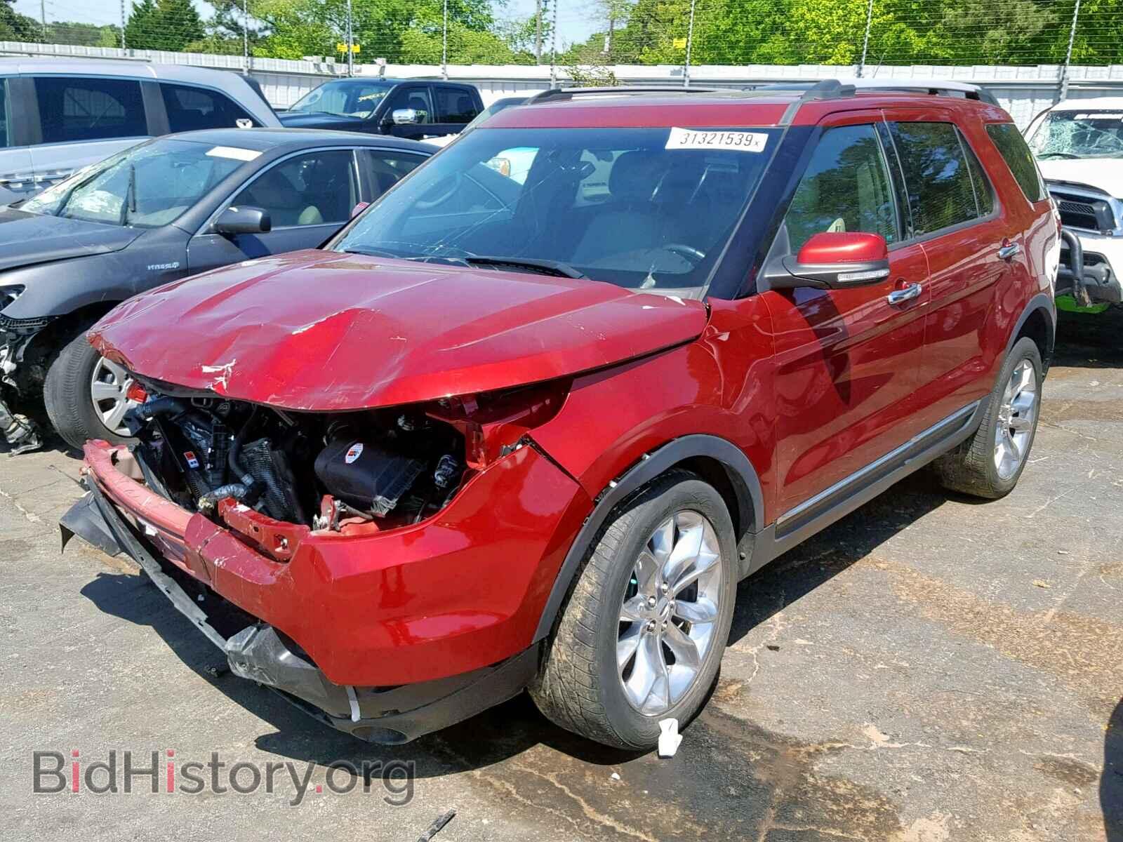 2014 FORD EXPLORER L - VIN: 1FM5K7F80EGB48455 - Фото 2