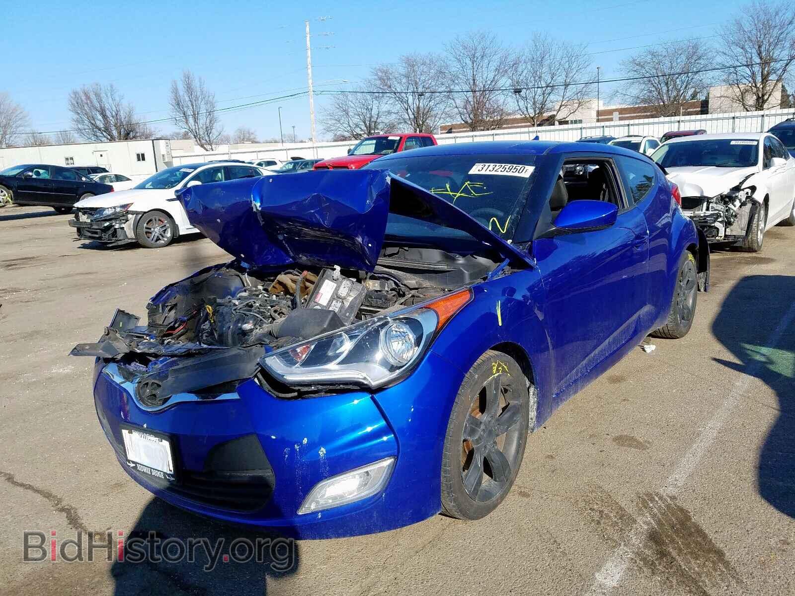 2012 HYUNDAI VELOSTER - VIN: KMHTC6AD7CU041937 - Фото 2