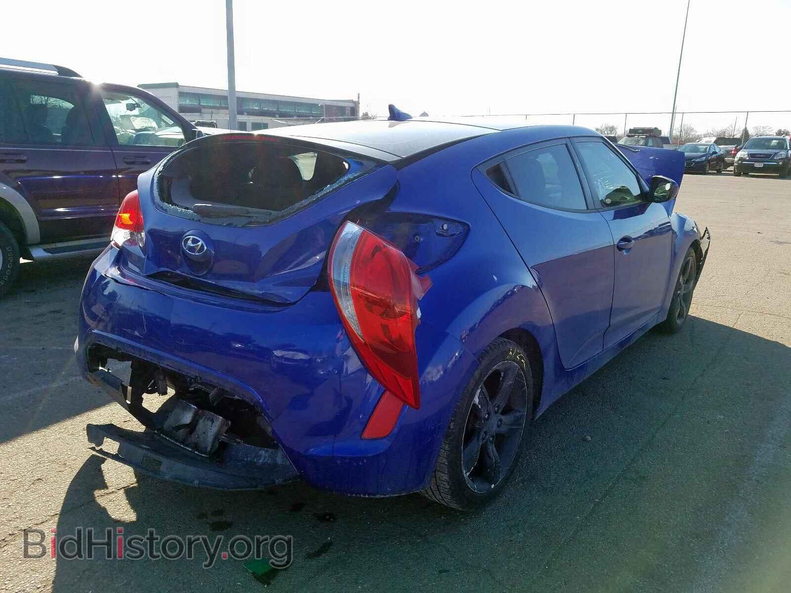 2012 HYUNDAI VELOSTER - VIN: KMHTC6AD7CU041937 - Фото 4