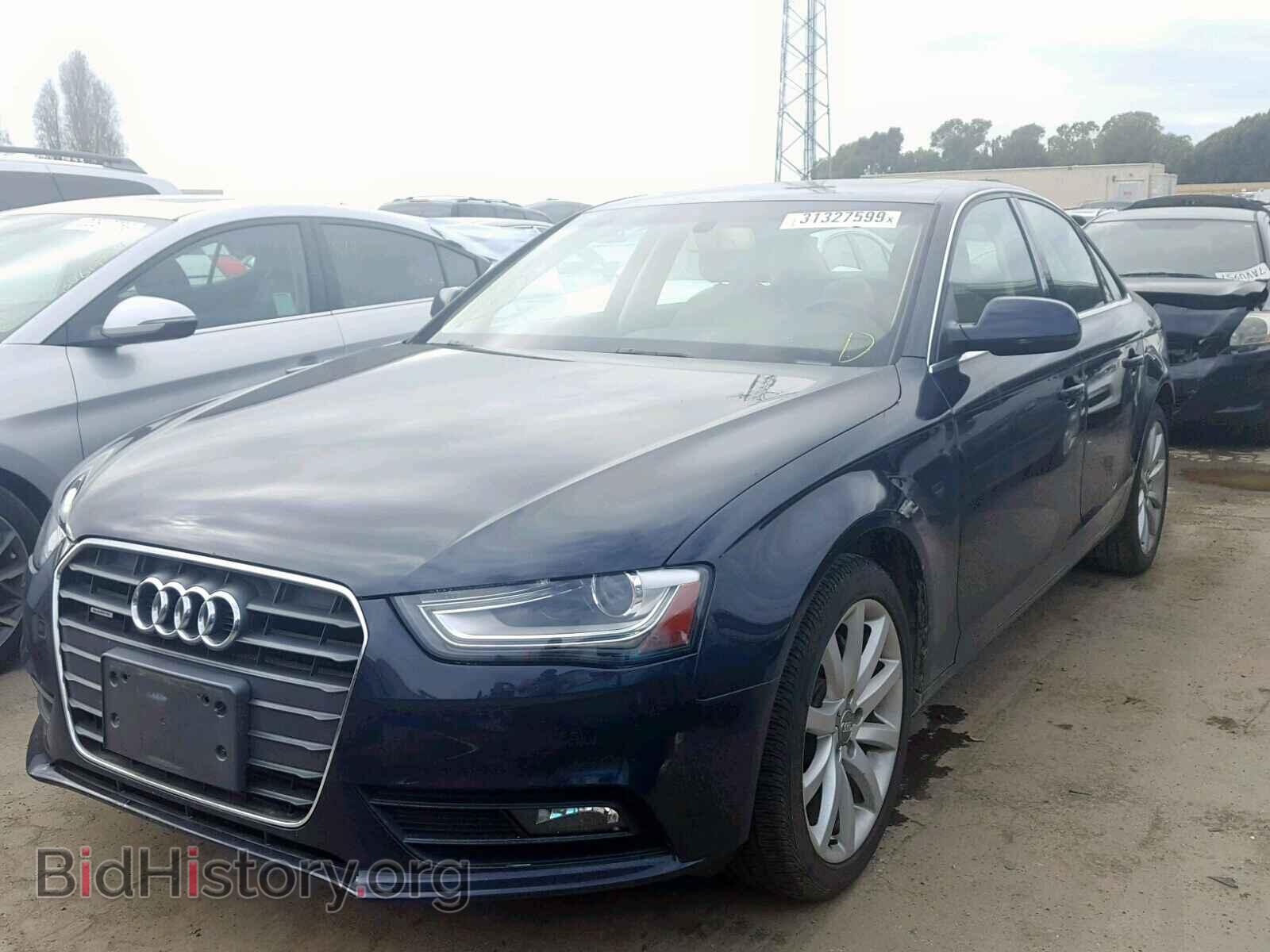 2013 AUDI A4 - VIN: WAUFFAFL2DN012124 - Фото 2