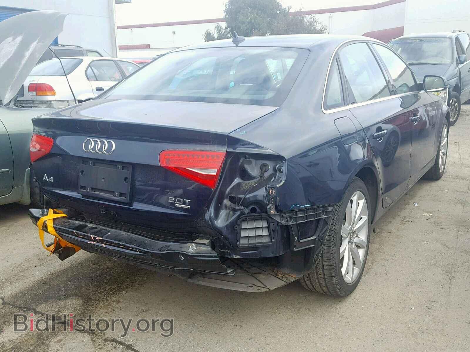 2013 AUDI A4 - VIN: WAUFFAFL2DN012124 - Фото 4