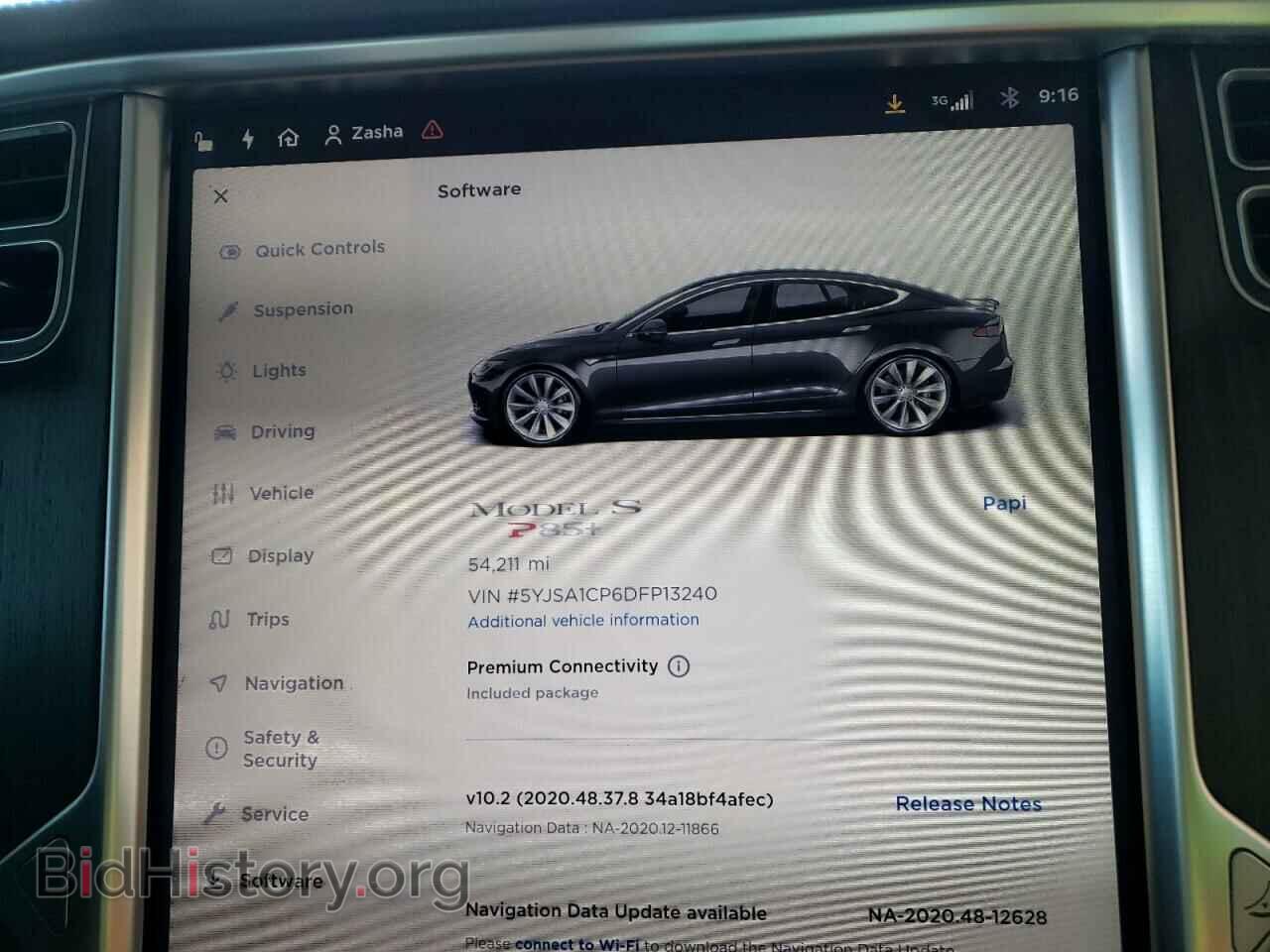 2013 TESLA MODEL S - VIN: 5YJSA1CP6DFP13240 - Фото 8