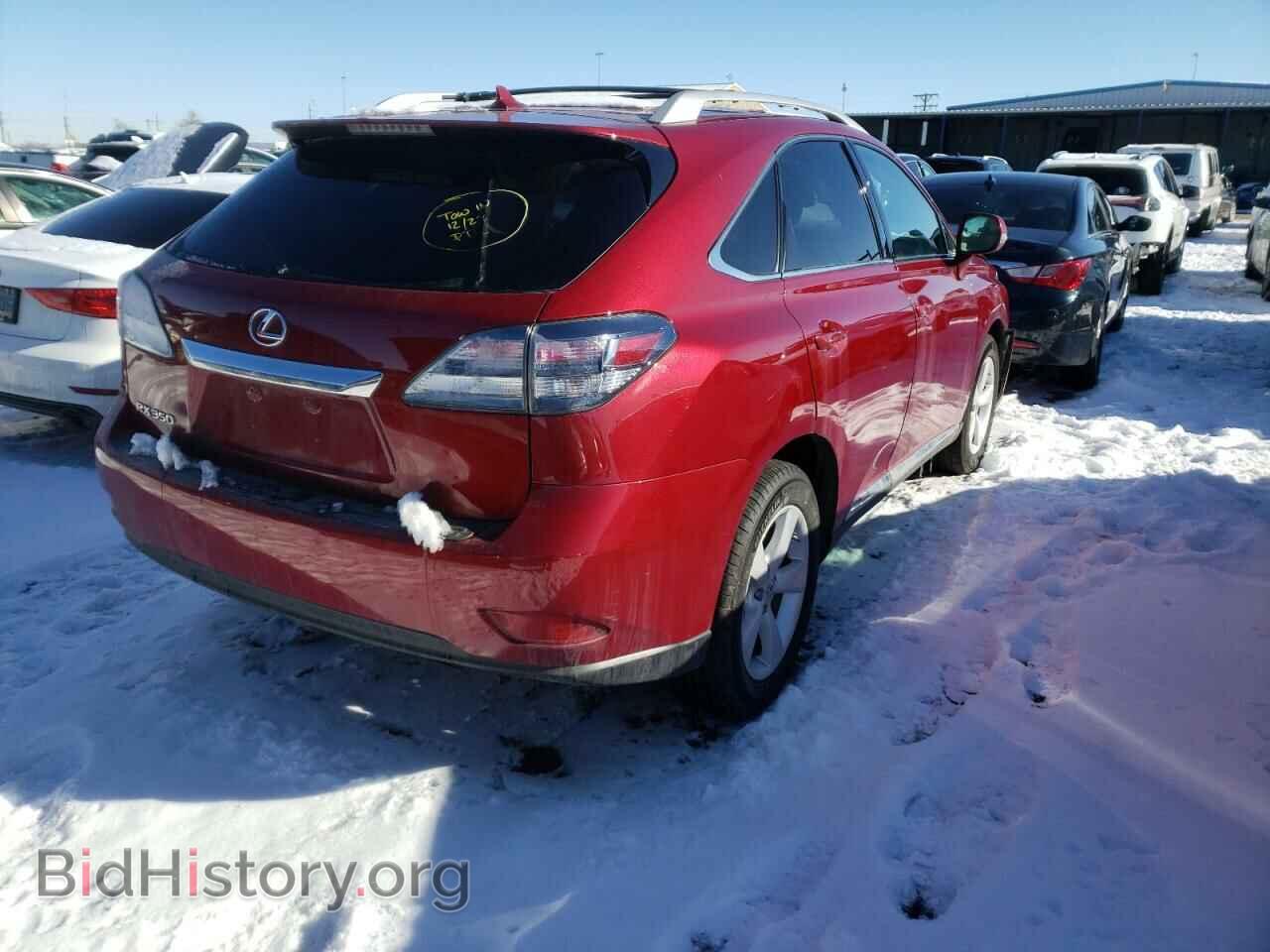 2012 LEXUS RX350 - VIN: 2T2BK1BA7CC145170 - Фото 4