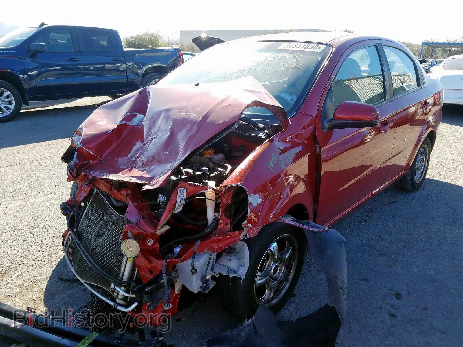 2011 CHEVROLET AVEO - VIN: KL1TD5DE8BB160596 - Фото 2