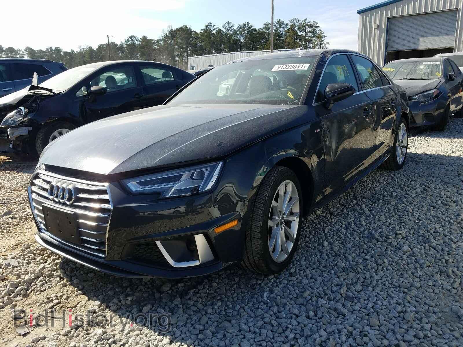 2019 AUDI A4 - VIN: WAUENAF47KA117169 - Фото 2