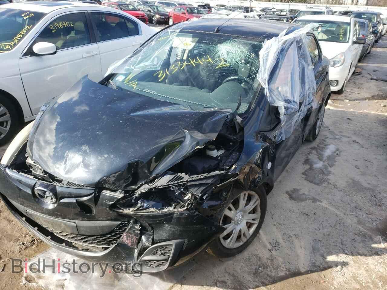 2011 MAZDA 2 - VIN: JM1DE1HYXB0123729 - Фото 2