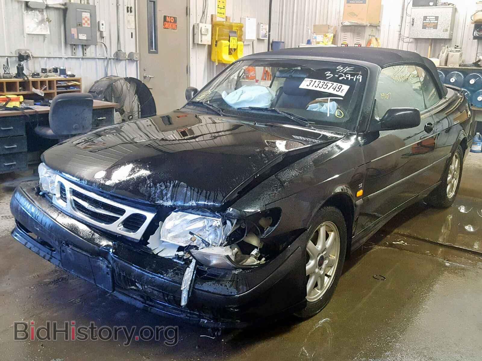 2000 SAAB 9 3 - VIN: YS3DF78K8Y7016585 - Фото 2