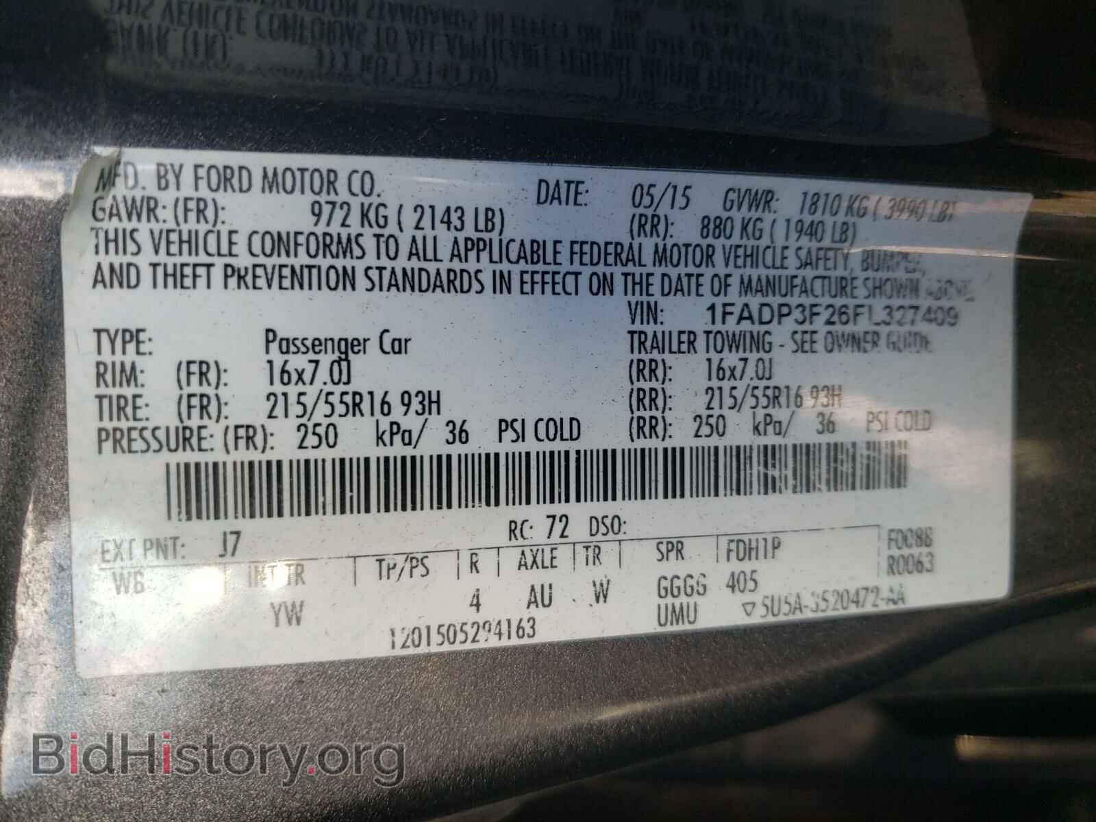 2015 FORD FOCUS - VIN: 1FADP3F26FL327409 - Photo 10