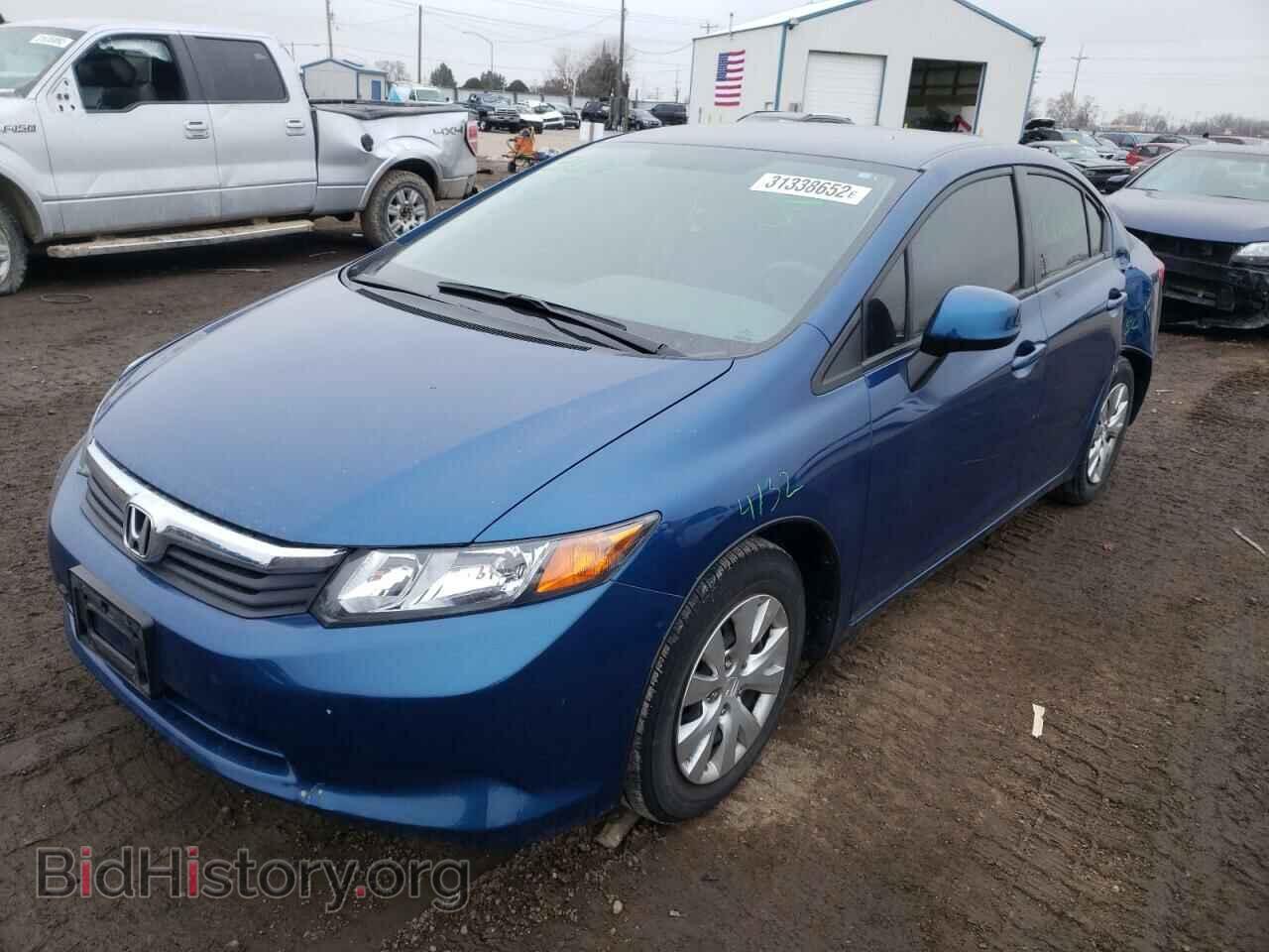 2012 HONDA CIVIC - VIN: 2HGFB2F55CH511658 - Фото 2