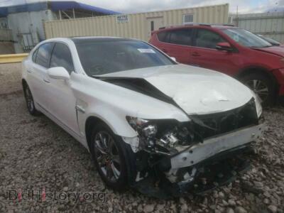 2008 Lexus LS460 LS 460, белый — VIN JTHBL46F785074953, Copart