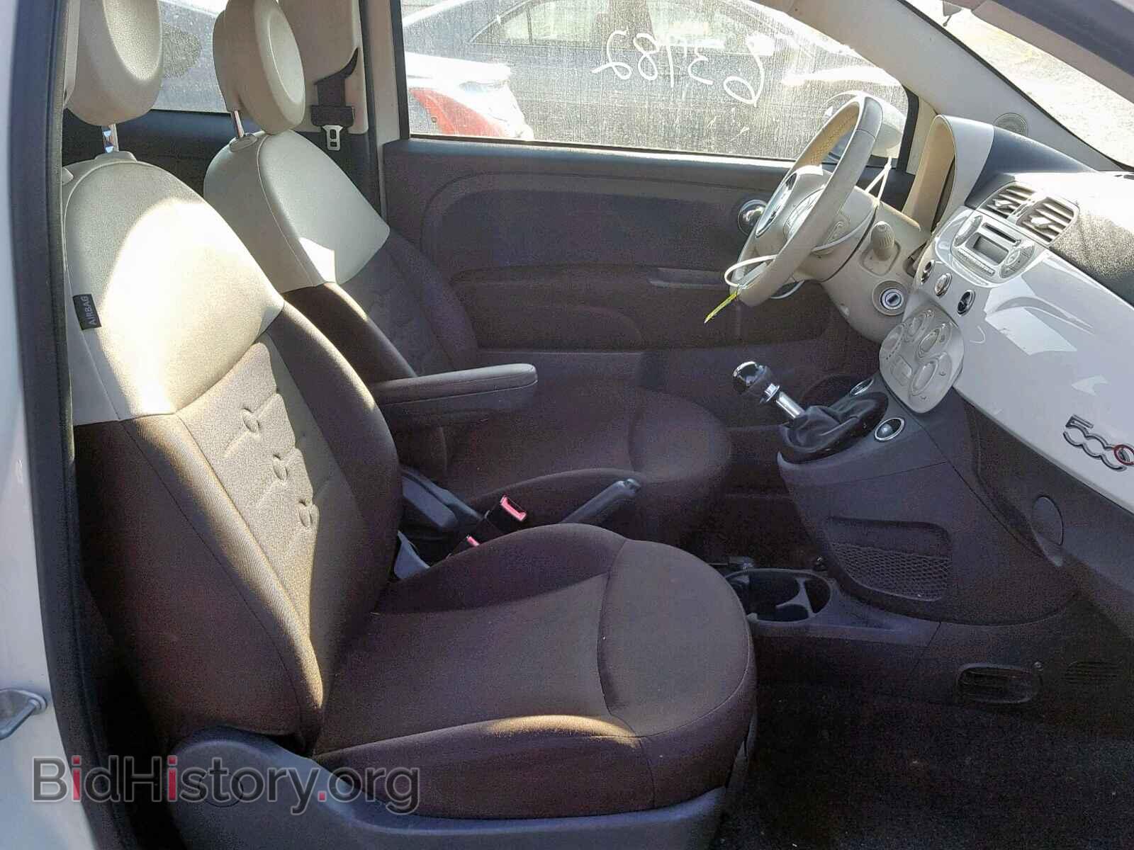 2012 FIAT 500 - VIN: 3C3CFFDR0CT378211 - Фото 5