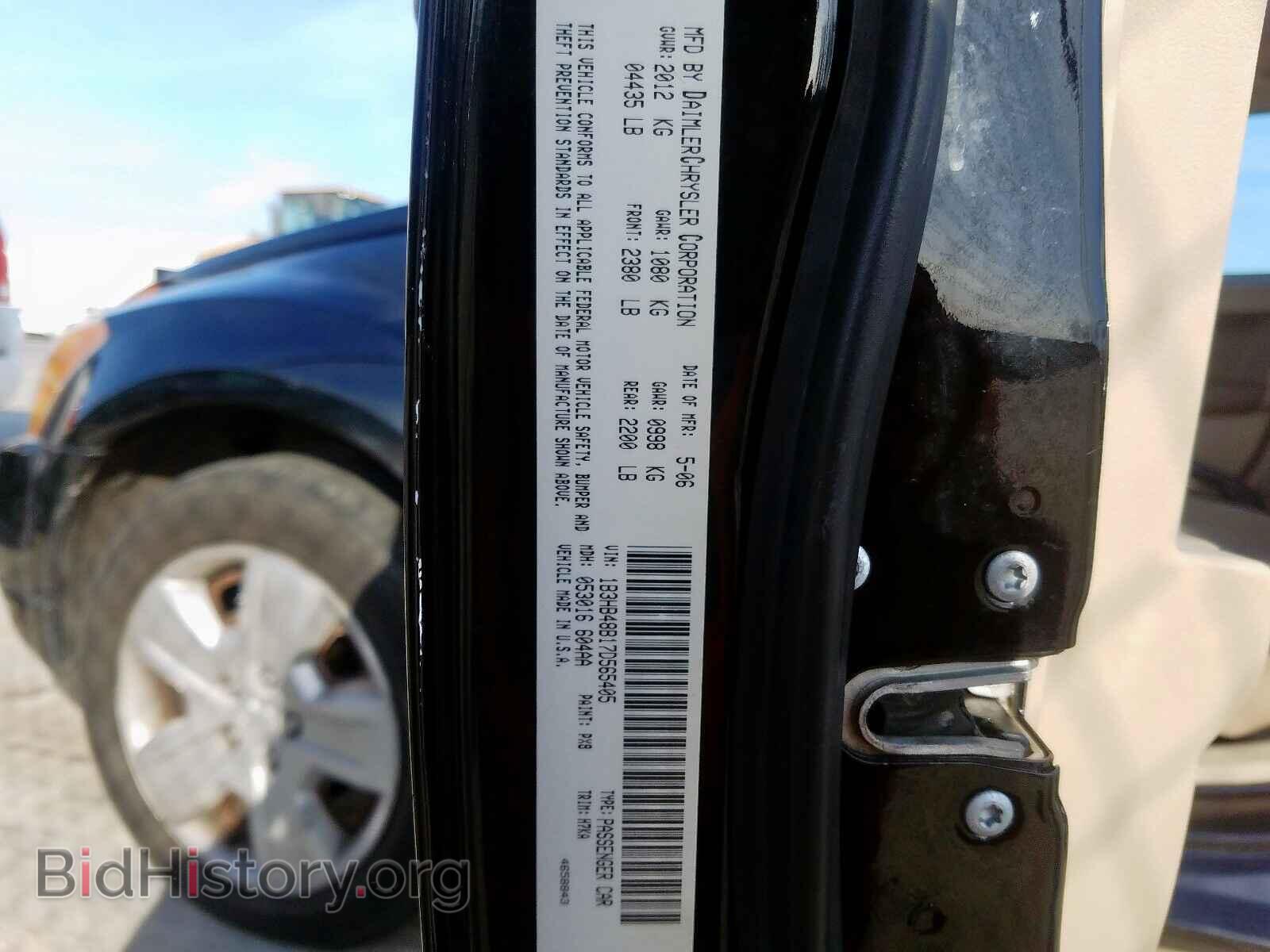 2007 DODGE CALIBER - VIN: 1B3HB48B17D565405 - Photo 10