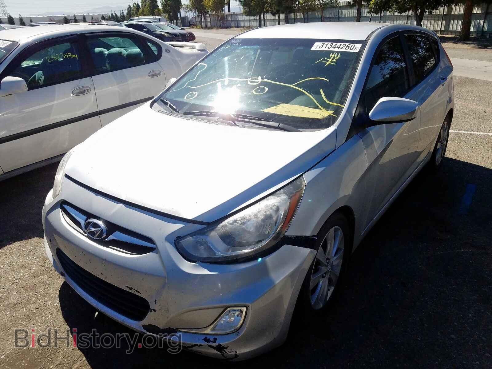 2012 HYUNDAI ACCENT - VIN: KMHCU5AE6CU007388 - Фото 2