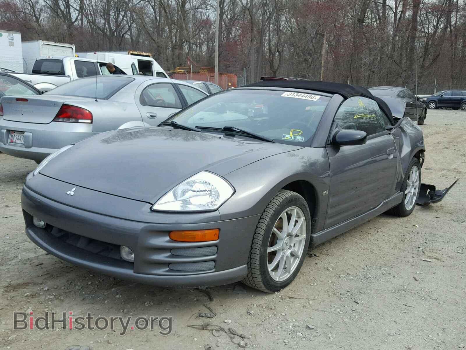 2002 MITSUBISHI ECLIPSE - VIN: 4A3AE85H22E022670 - Фото 2