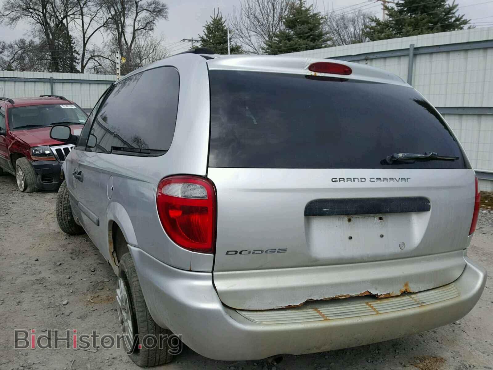 2007 DODGE CARAVAN - VIN: 1D4GP24R77B184272 - Фото 3