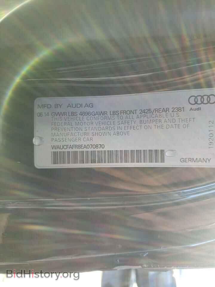 2014 AUDI A5 - VIN: WAUCFAFR8EA070870 - Photo 10