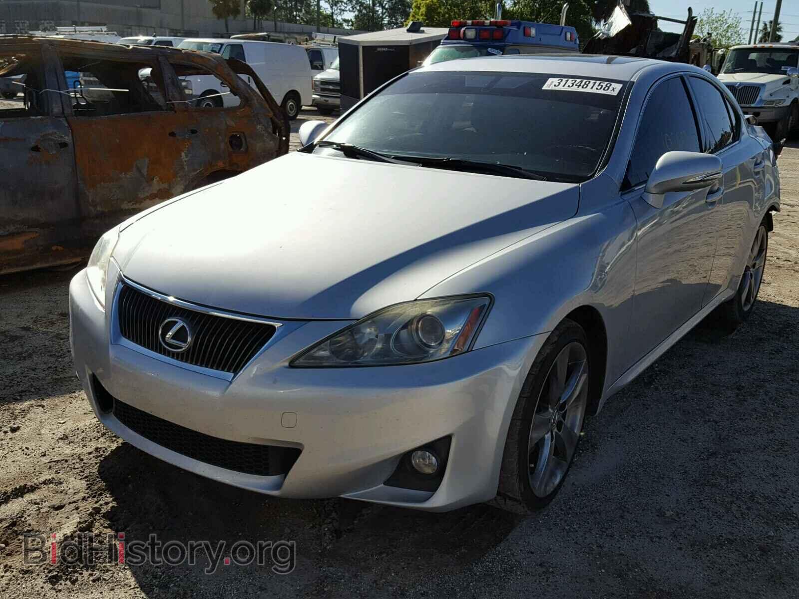 2012 LEXUS IS250 - VIN: JTHBF5C22C5164907 - Фото 2