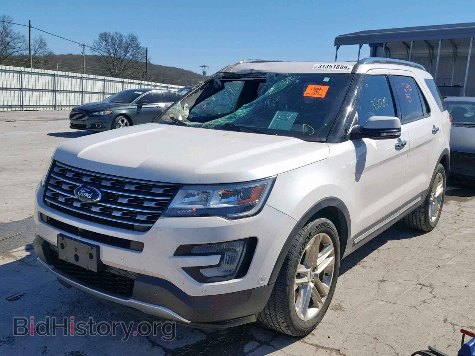 2017 FORD EXPLORER L - VIN: 1FM5K7F8XHGE08381 - Фото 2