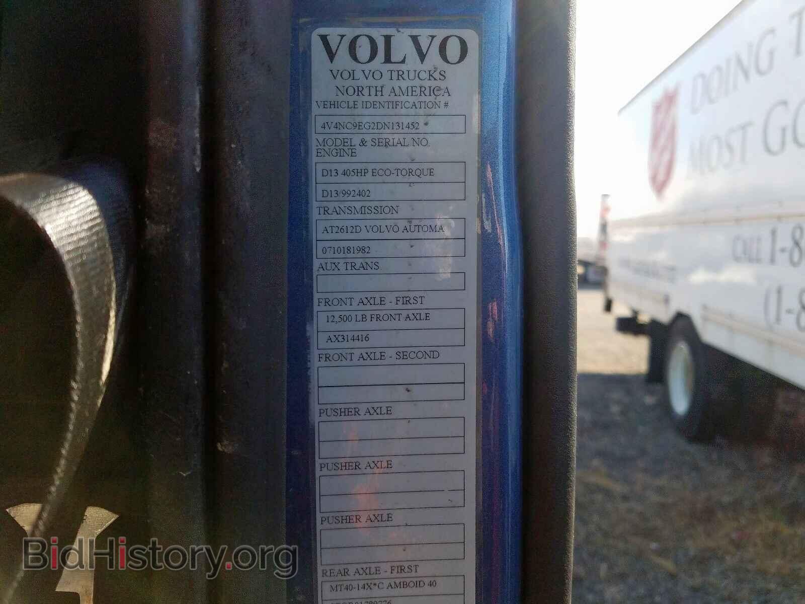 2013 VOLVO VN - VIN: 4V4NC9EG2DN131452 - Фото 10