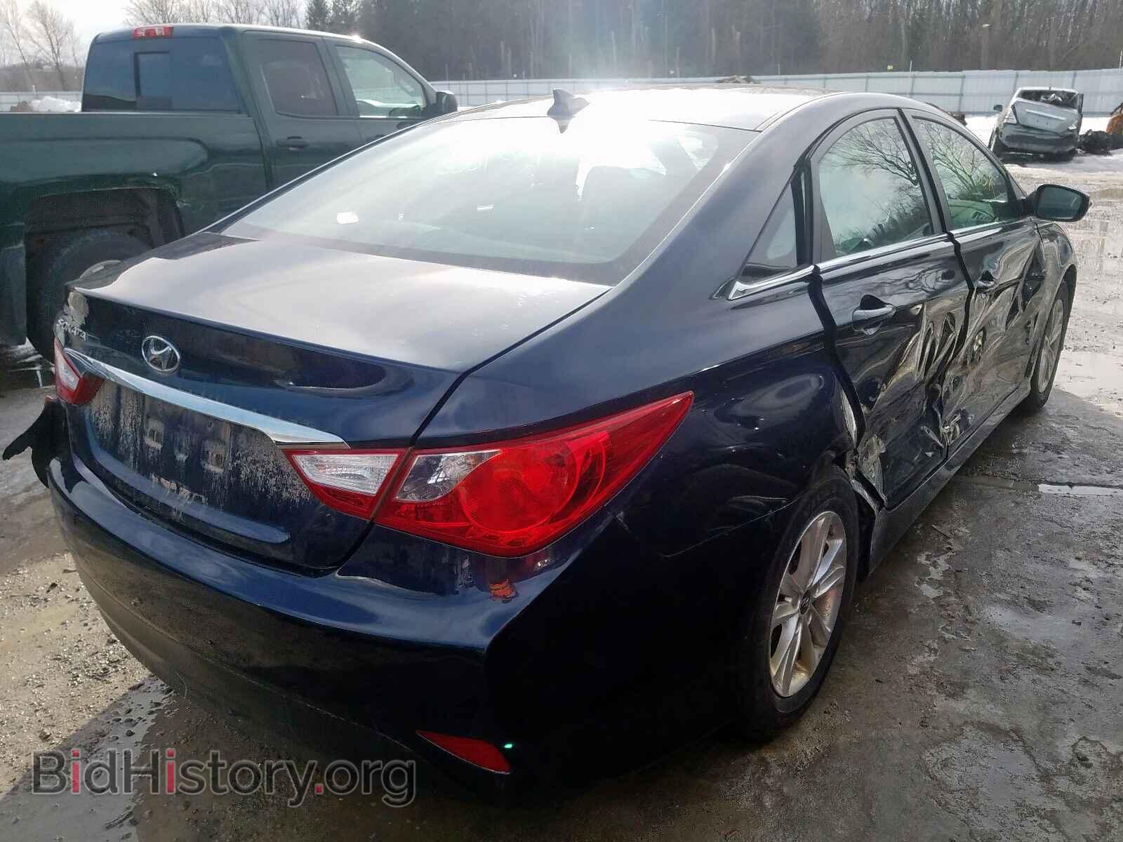 2014 HYUNDAI SONATA - VIN: 5NPEB4AC5EH896838 - Фото 4