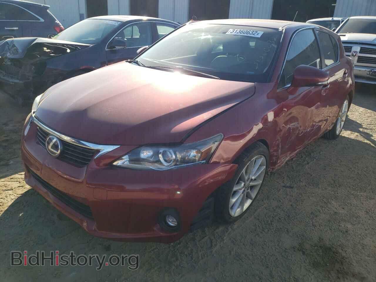 2011 LEXUS CT 200 - VIN: JTHKD5BH9B2034635 - Фото 2
