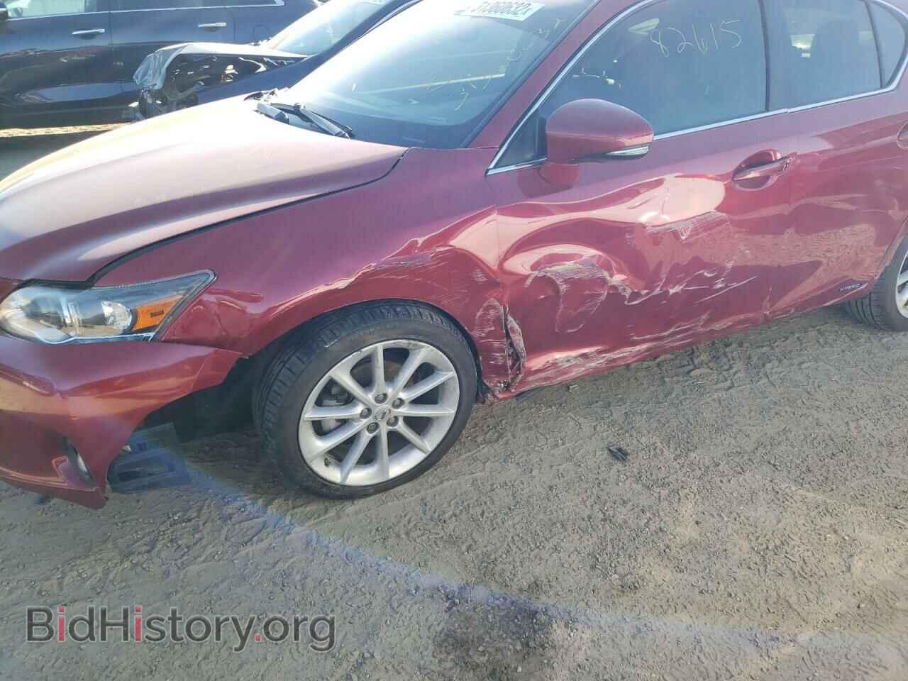 2011 LEXUS CT 200 - VIN: JTHKD5BH9B2034635 - Фото 9