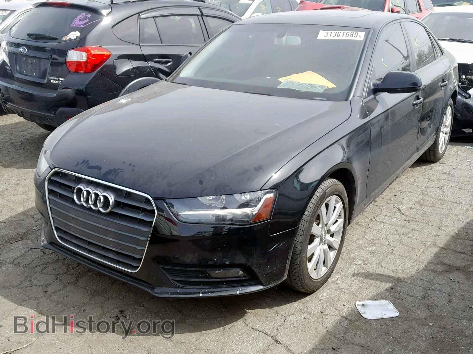 2013 AUDI A4 - VIN: WAUAFAFL3DN043862 - Фото 2