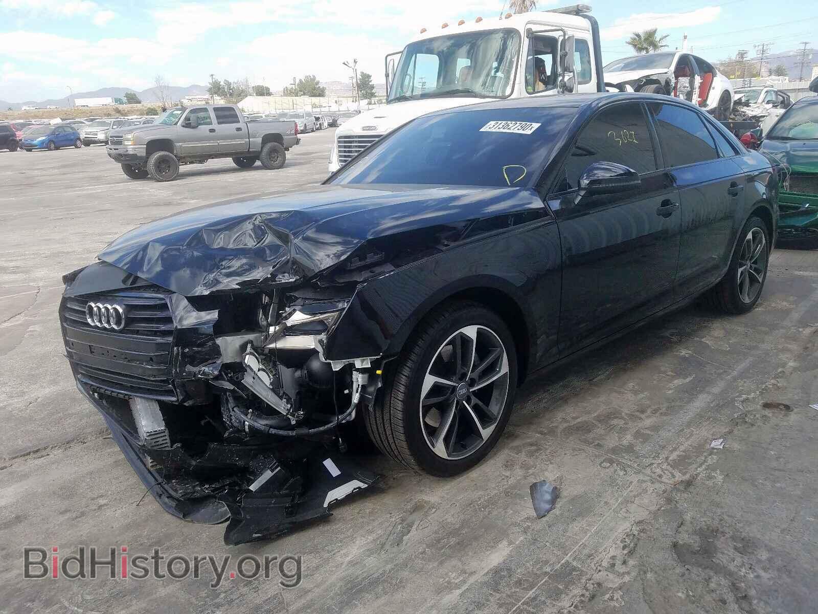 2019 AUDI A4 - VIN: WAUGMAF49KN014792 - Фото 2
