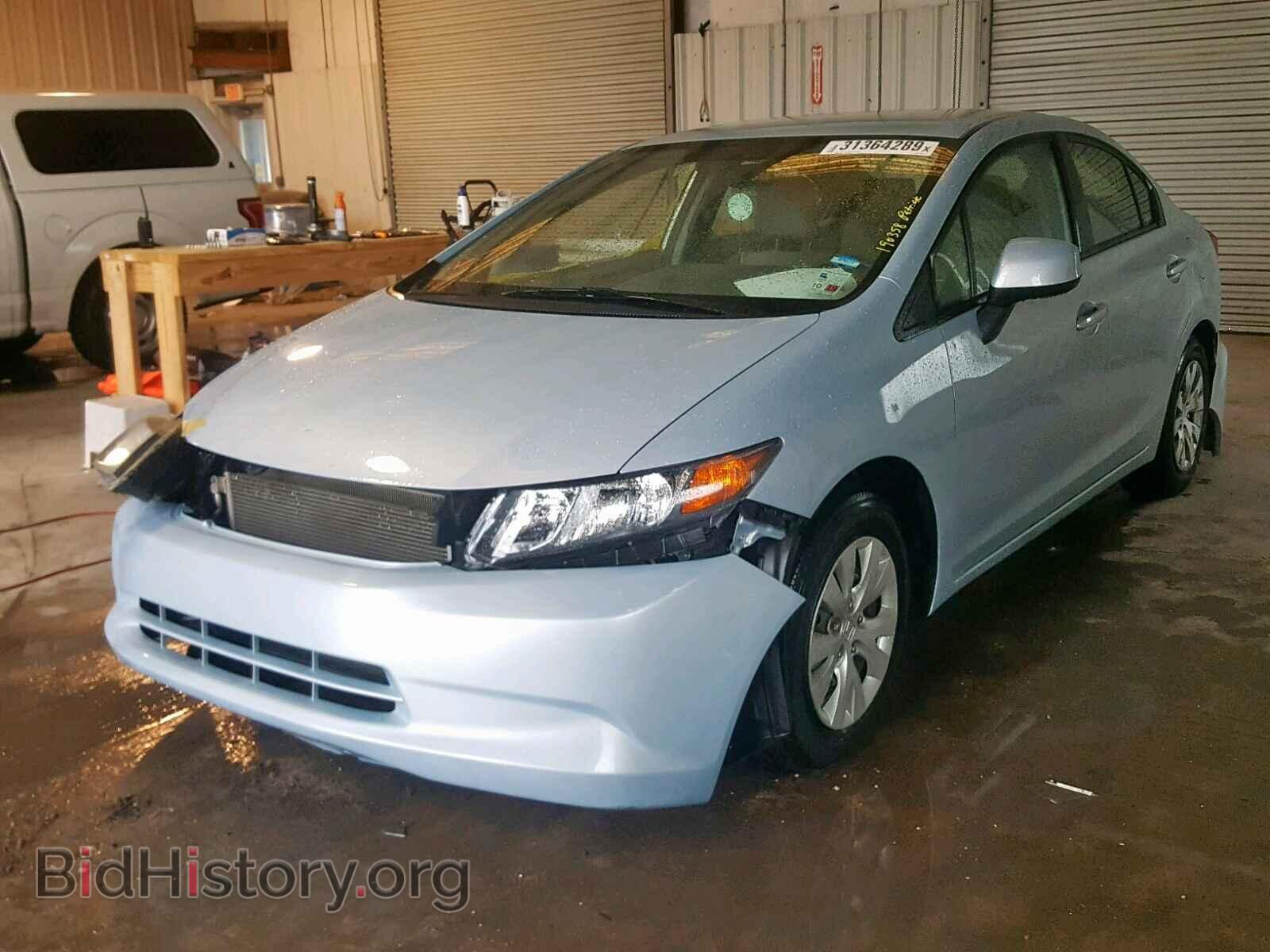 2012 HONDA CIVIC LX - VIN: JHMFB2F53CS002061 - Фото 2