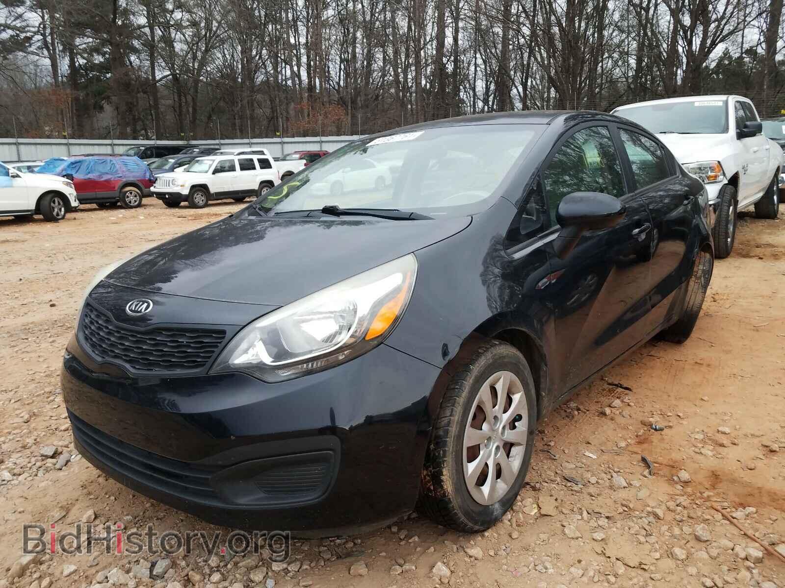 2012 KIA RIO - VIN: KNADM4A30C6076287 - Фото 2