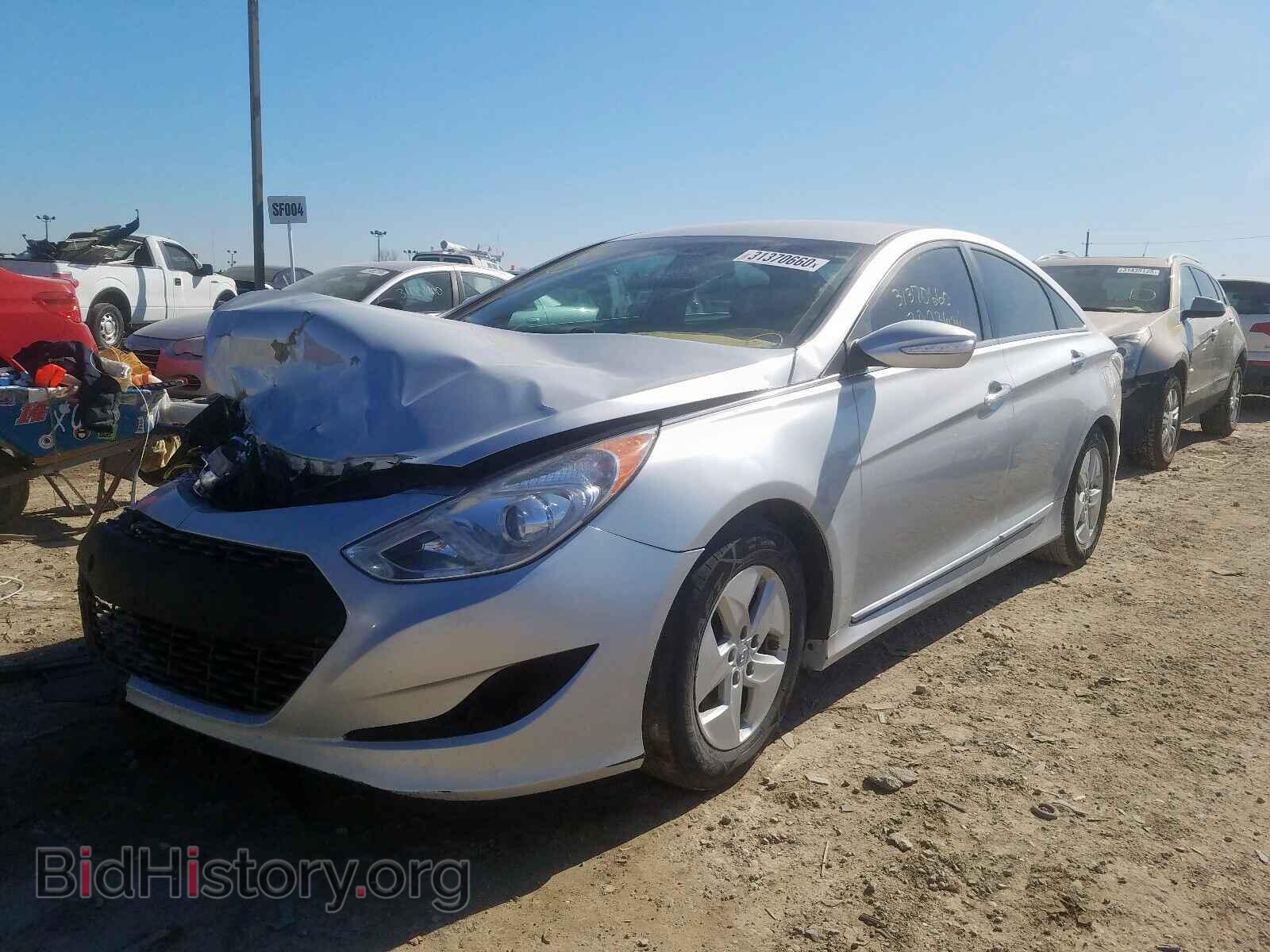 2012 HYUNDAI SONATA - VIN: KMHEC4A45CA024228 - Фото 2