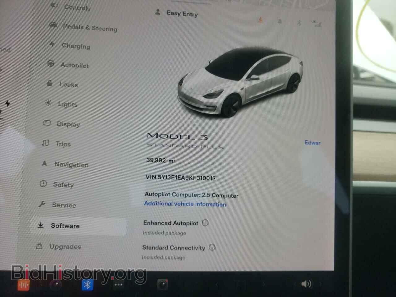 2019 TESLA MODEL 3 - VIN: 5YJ3E1EA9KF310013 - Photo 8