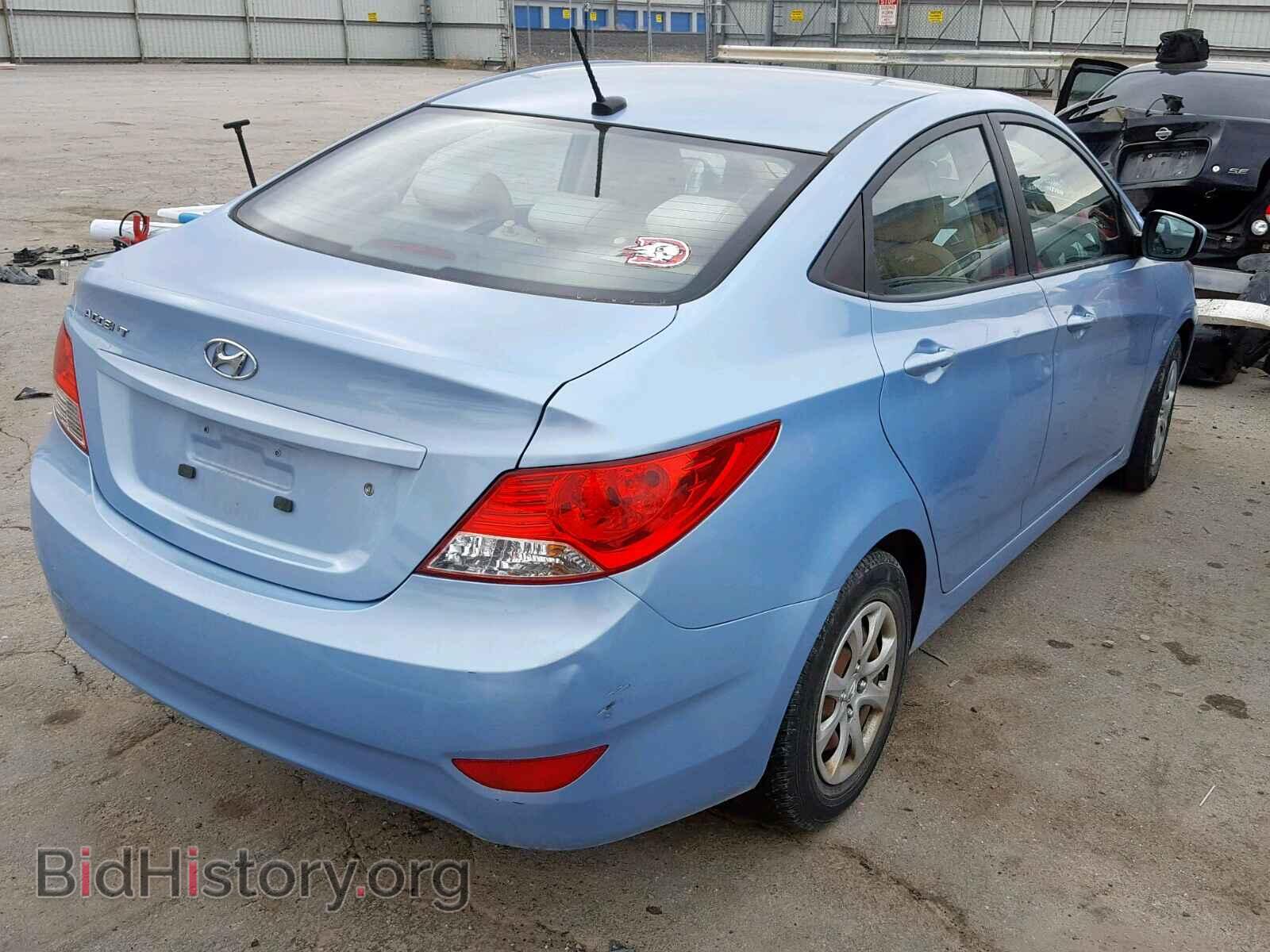 2012 HYUNDAI ACCENT - VIN: KMHCT4AE0CU198237 - Фото 4