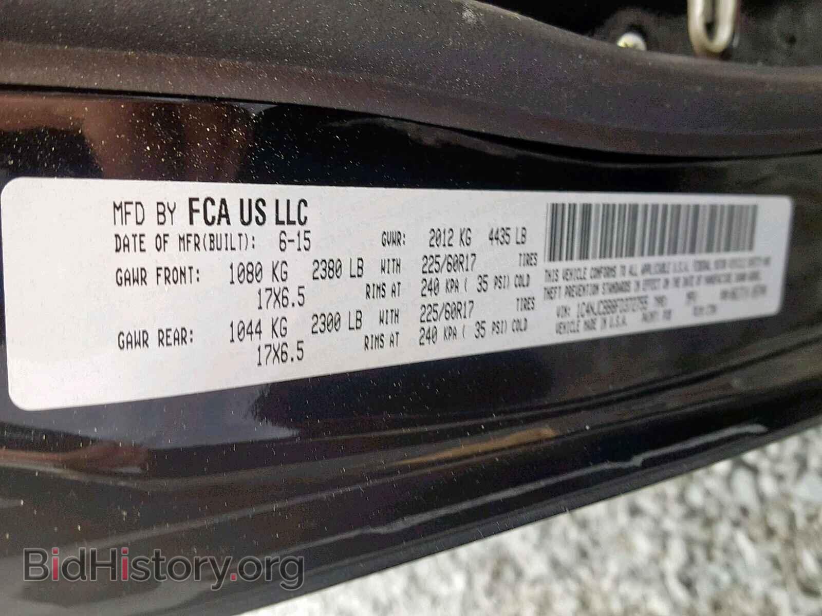 2015 JEEP COMPASS SP - VIN: 1C4NJCBB8FD372755 - Photo 10