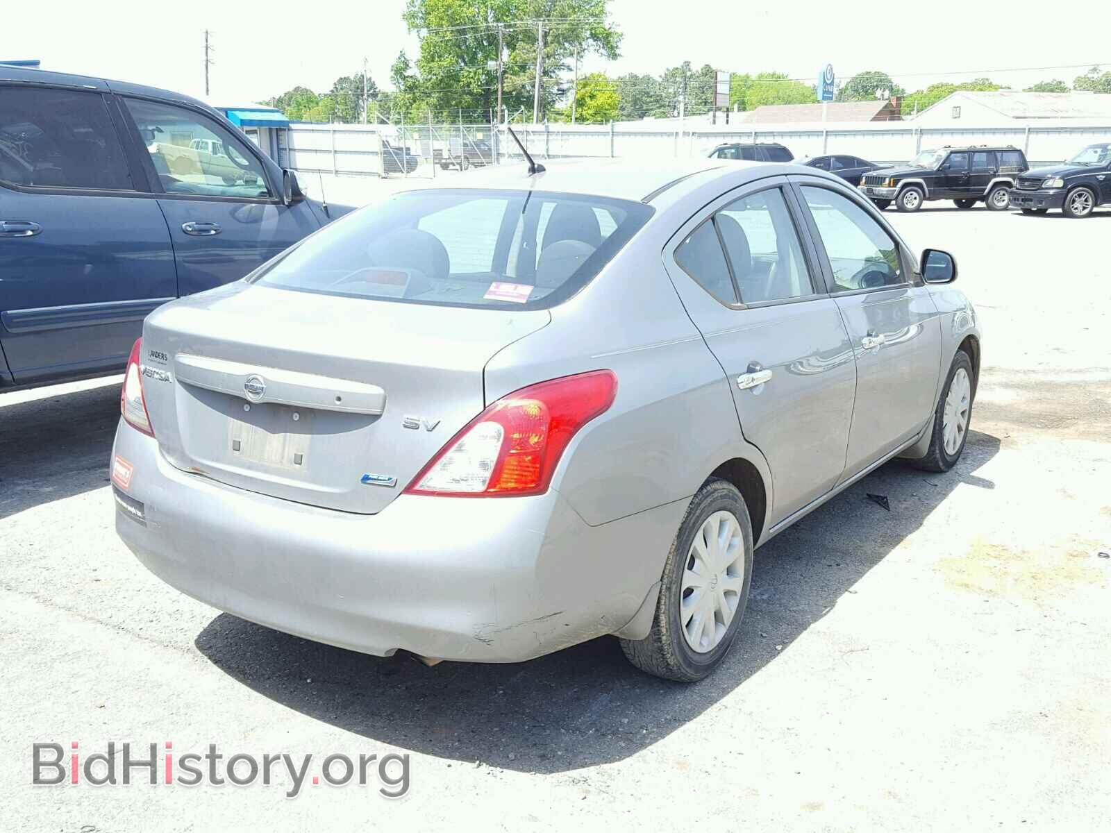 2012 NISSAN VERSA - VIN: 3N1CN7AP1CL893406 - Фото 4