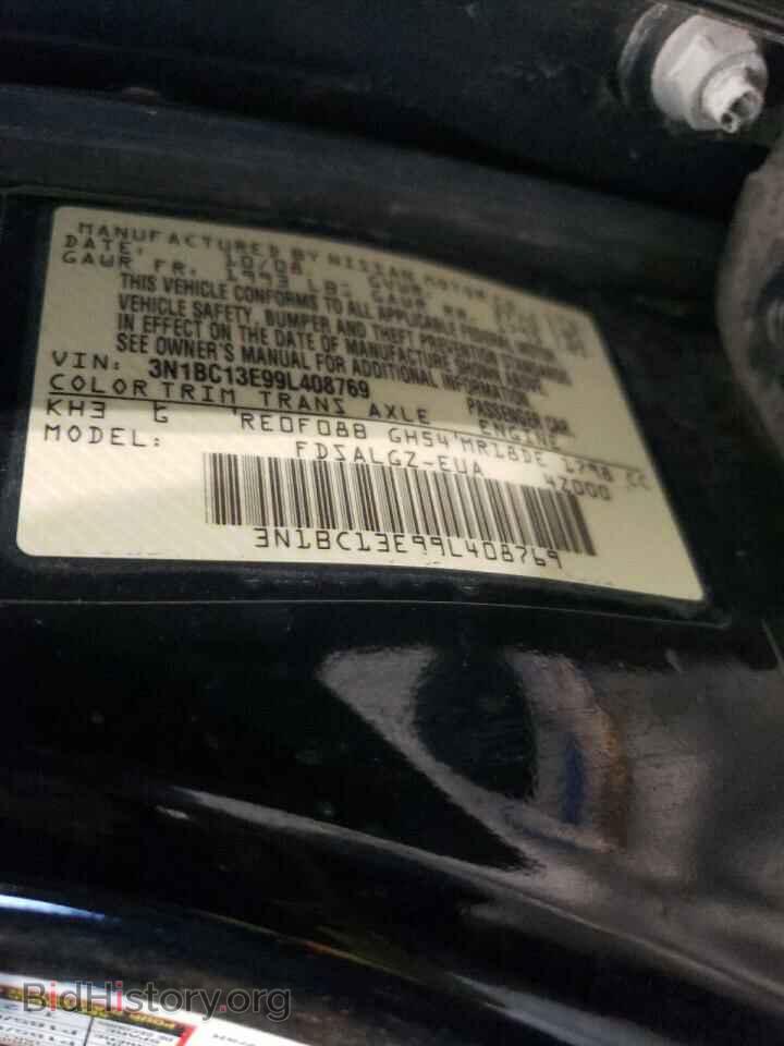 2009 NISSAN VERSA - VIN: 3N1BC13E99L408769 - Фото 10