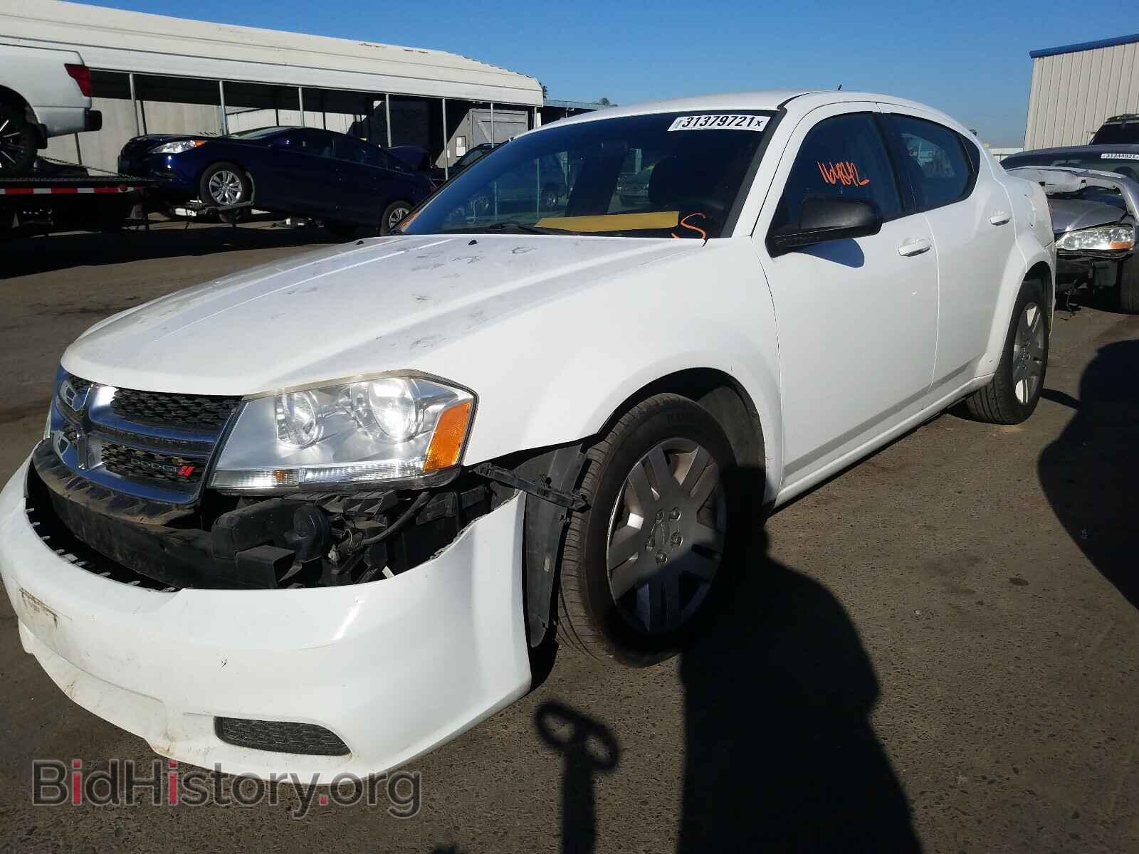 2014 DODGE AVENGER - VIN: 1C3CDZAB2EN169974 - Фото 2