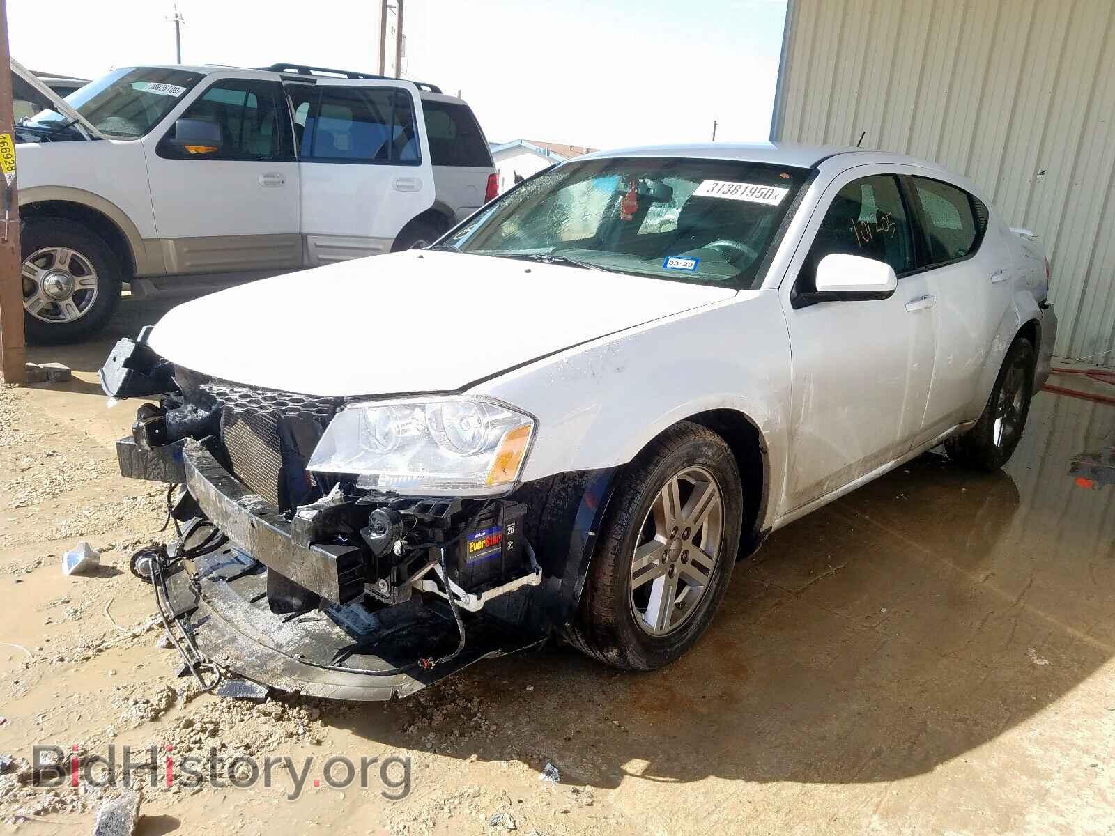 2013 DODGE AVENGER - VIN: 1C3CDZCB6DN693219 - Фото 2