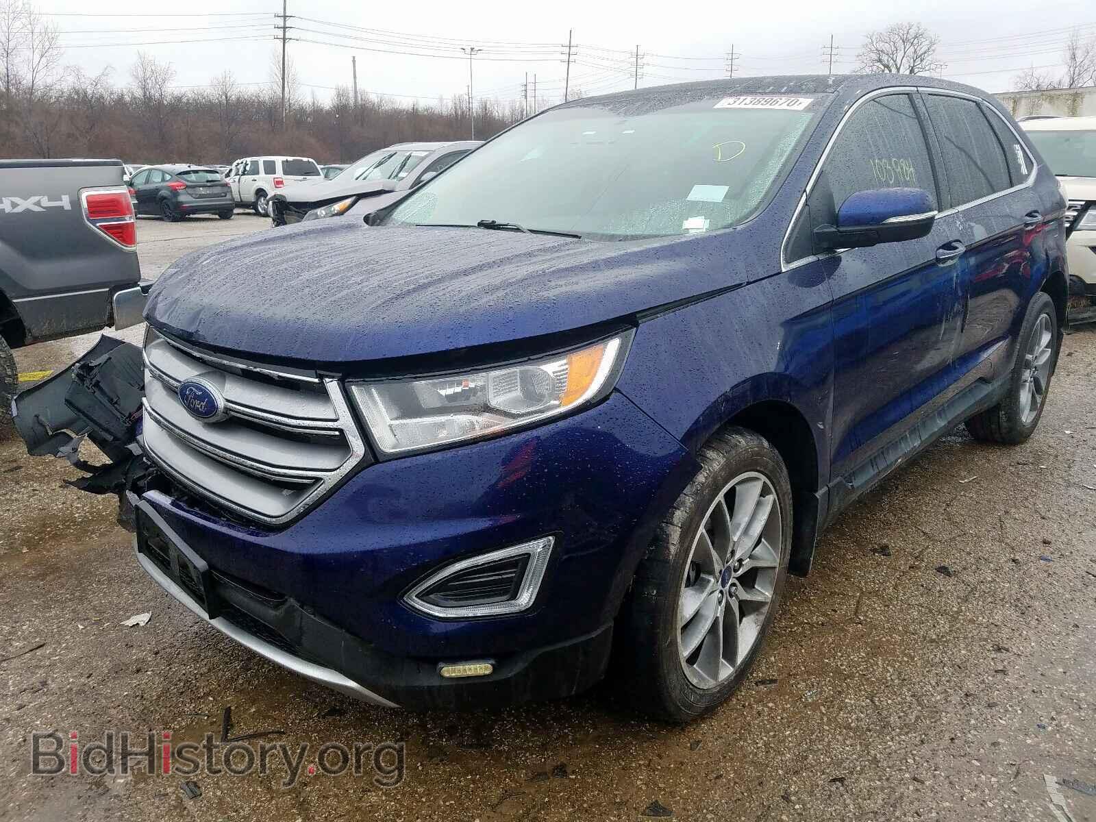 2016 FORD EDGE - VIN: 2FMPK4K82GBB66544 - Фото 2