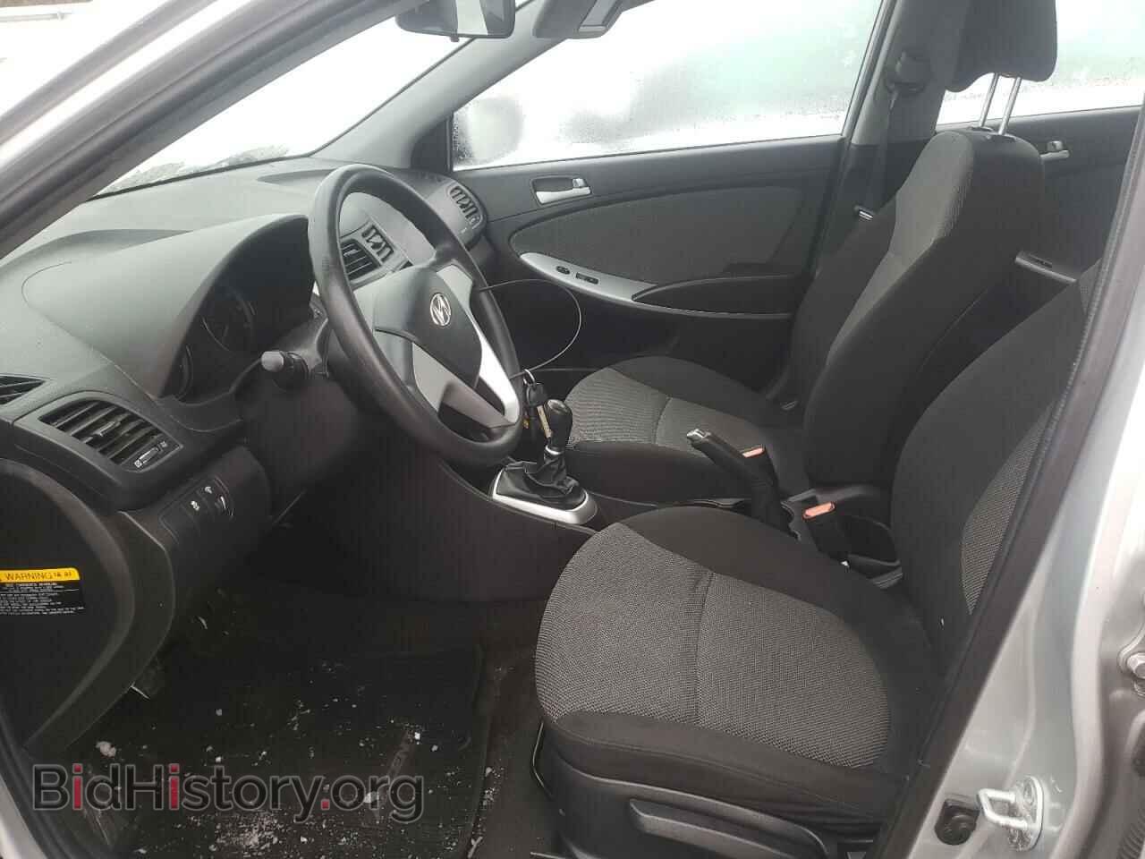 2013 HYUNDAI ACCENT - VIN: KMHCT5AE0DU128499 - Фото 5