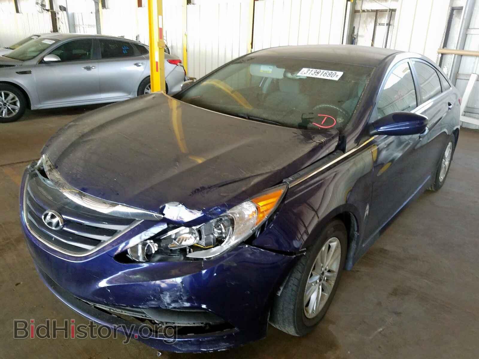 2014 HYUNDAI SONATA - VIN: 5NPEB4AC6EH921231 - Фото 2