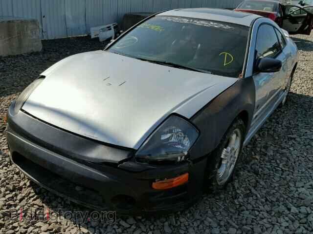 2001 MITSUBISHI ECLIPSE - VIN: 4A3AC54H01E012756 - Фото 2